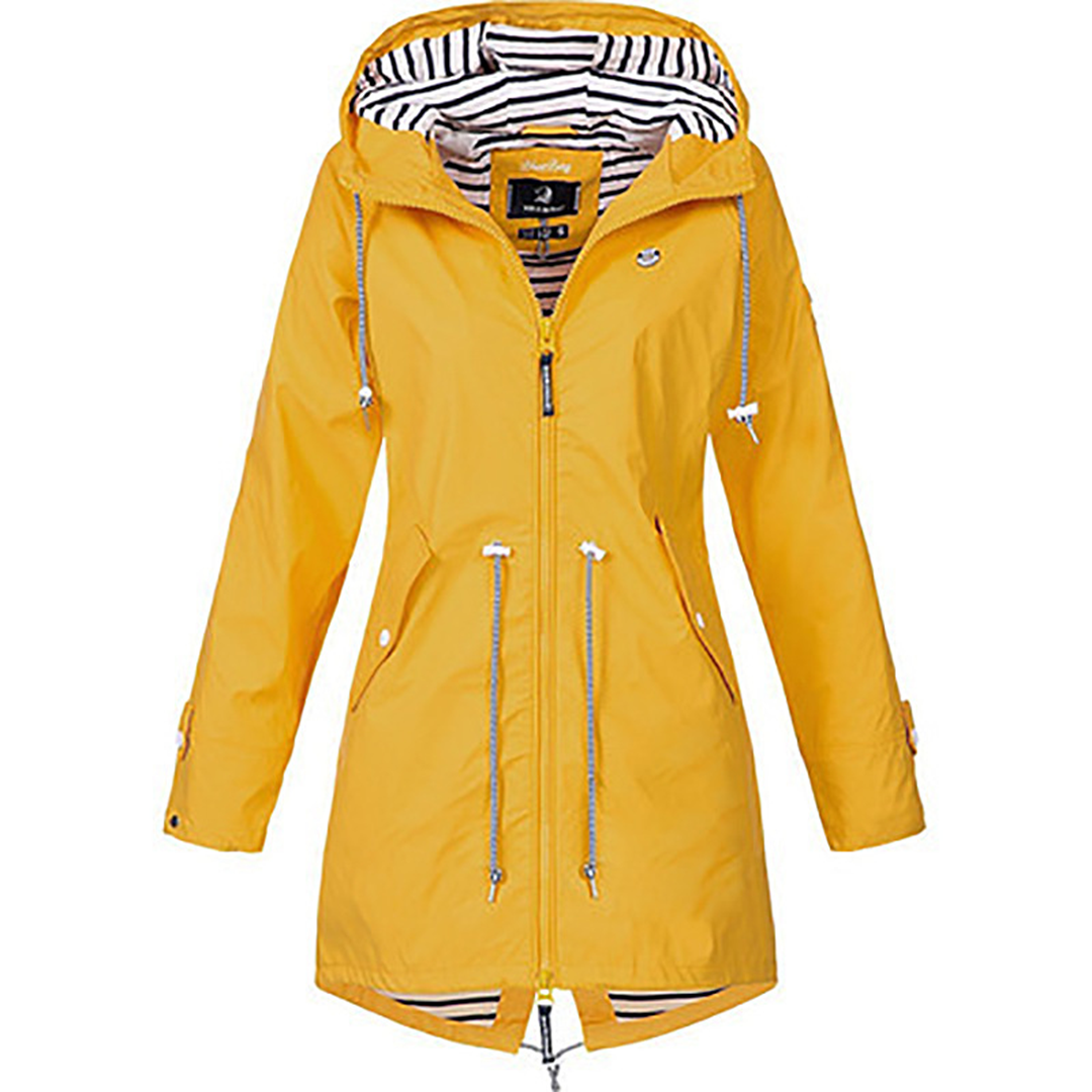 Anastasia Hooded Raincoat