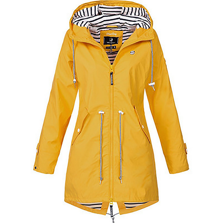 Anastasia Hooded Raincoat