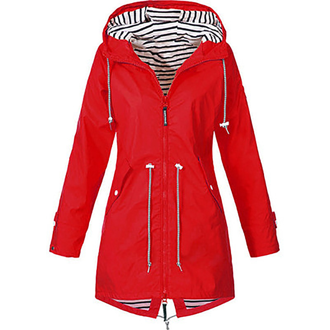 Anastasia Hooded Raincoat