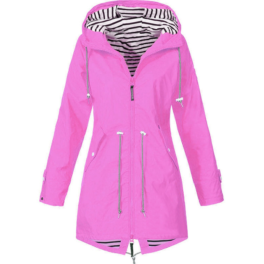 Anastasia Hooded Raincoat