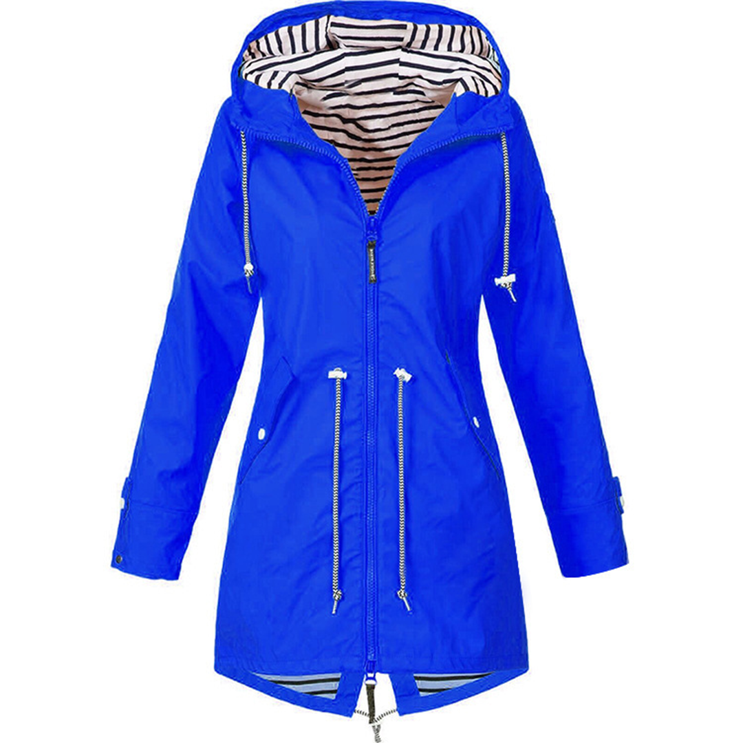 Anastasia Hooded Raincoat