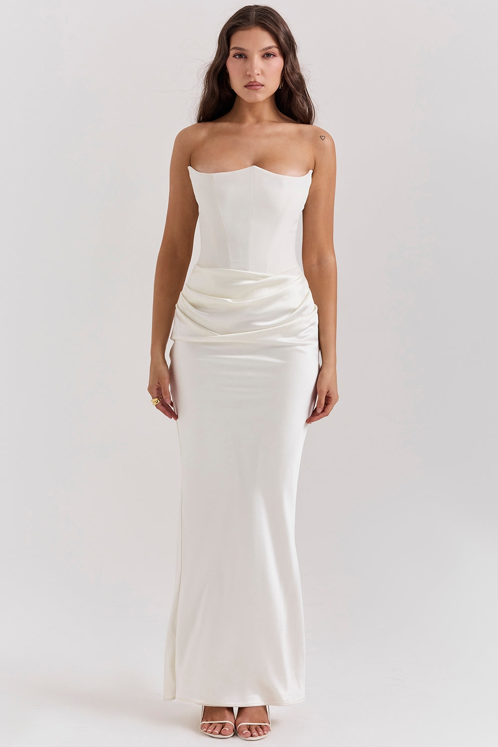 Celestine Satin Maxi Dress