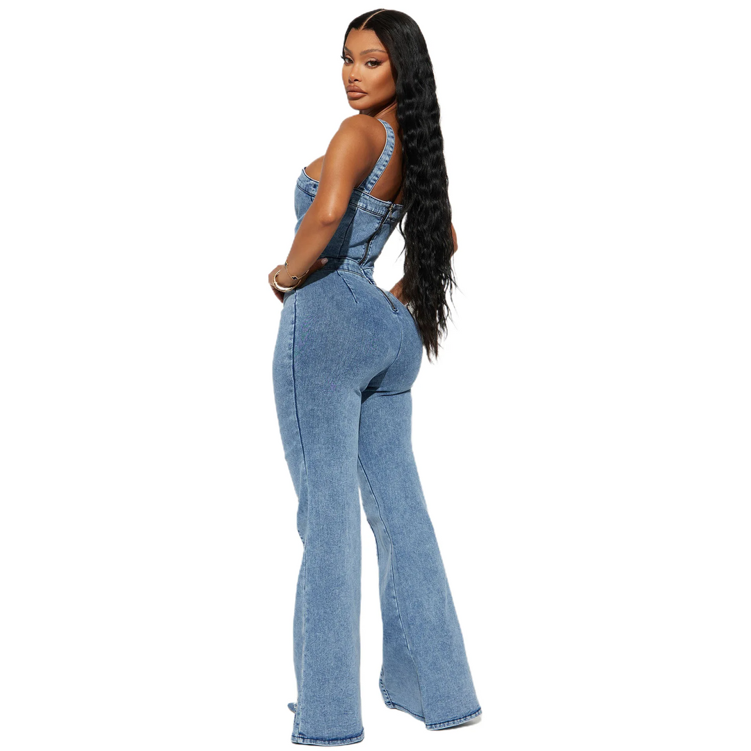 Elara Denim Jumpsuit