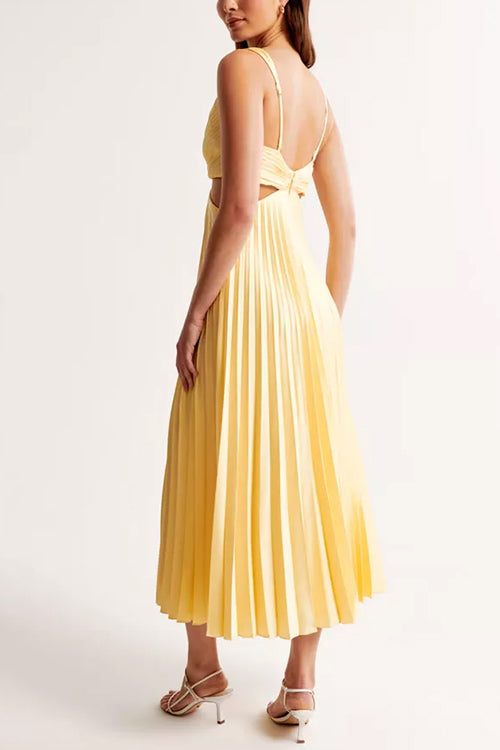 Juliana Pleated Maxi Dress