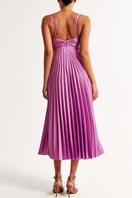 Juliana Pleated Maxi Dress