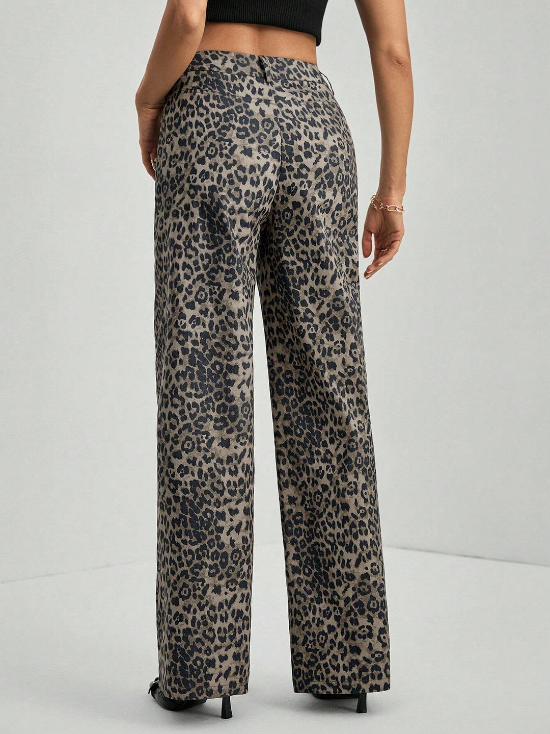 Leona High-Waisted Leopard Pants