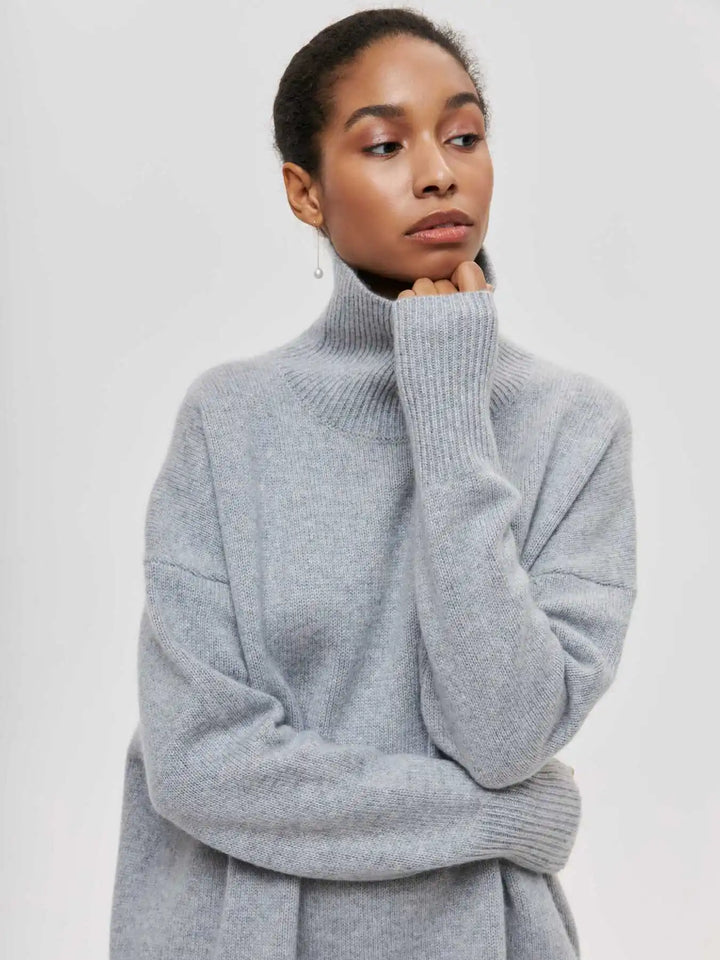 Lydia Ribbed Roll Neck Sweater