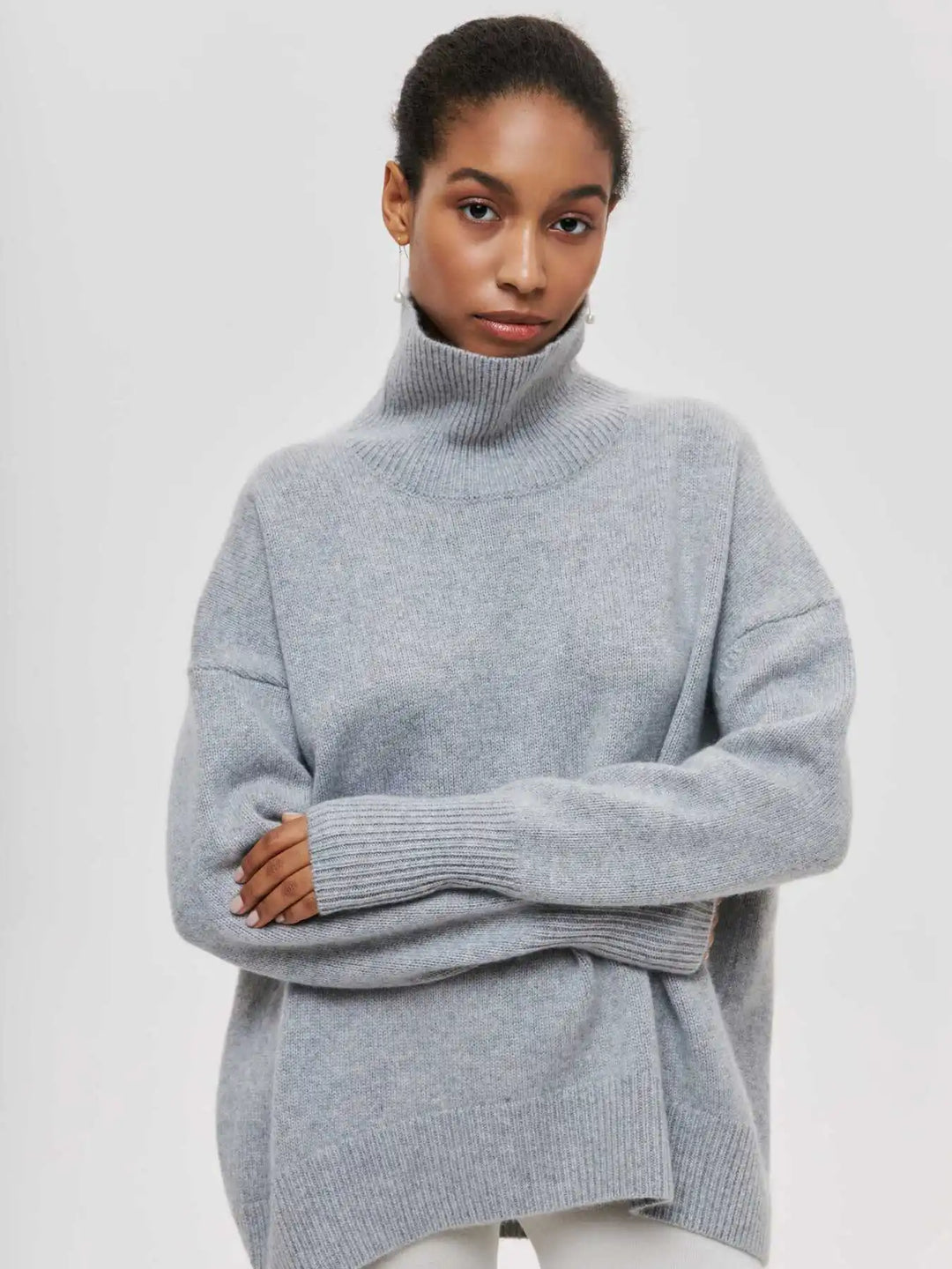 Lydia Ribbed Roll Neck Sweater