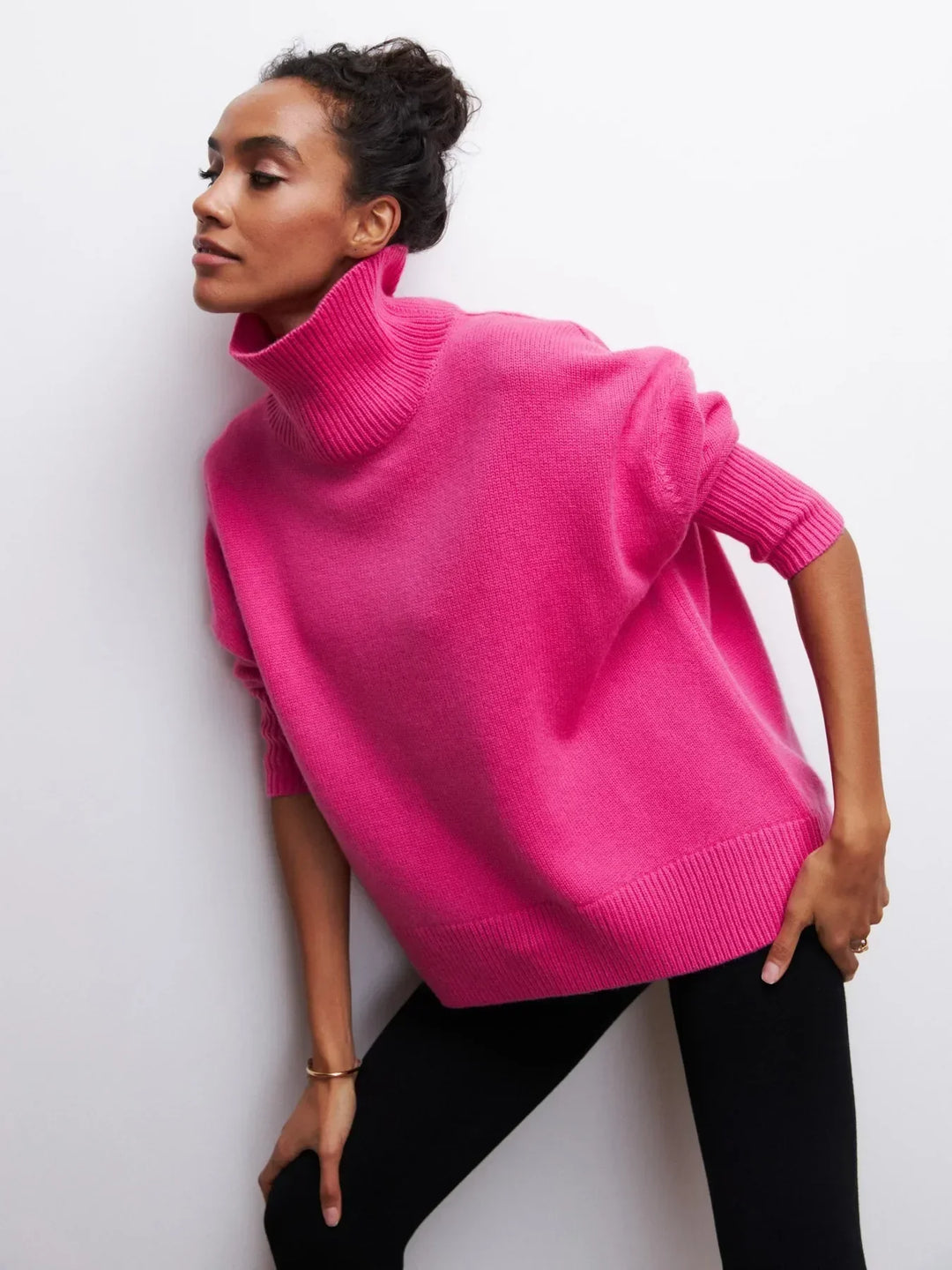 Lydia Ribbed Roll Neck Sweater