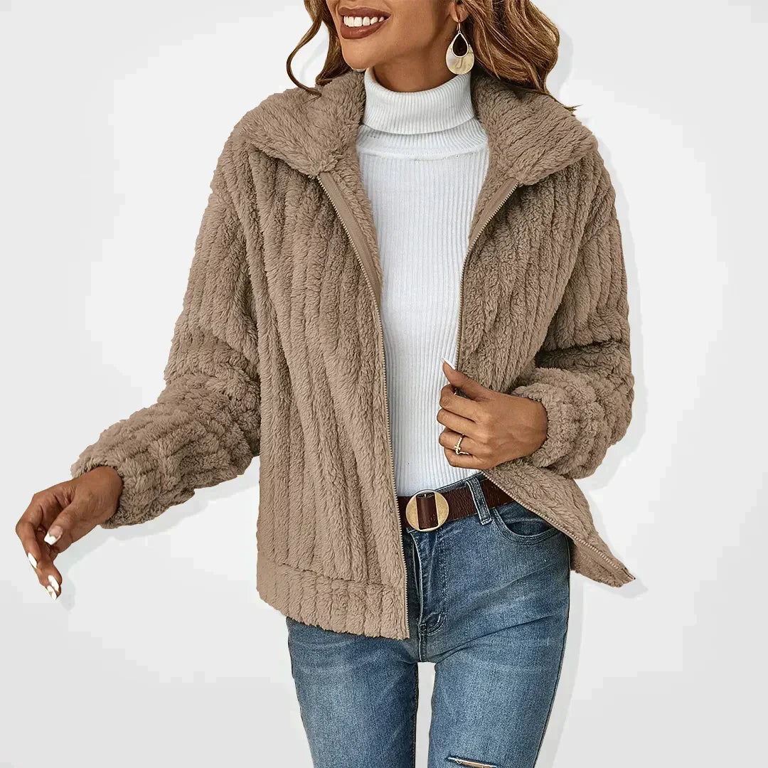 Nina Open-Front Knit Cardigan