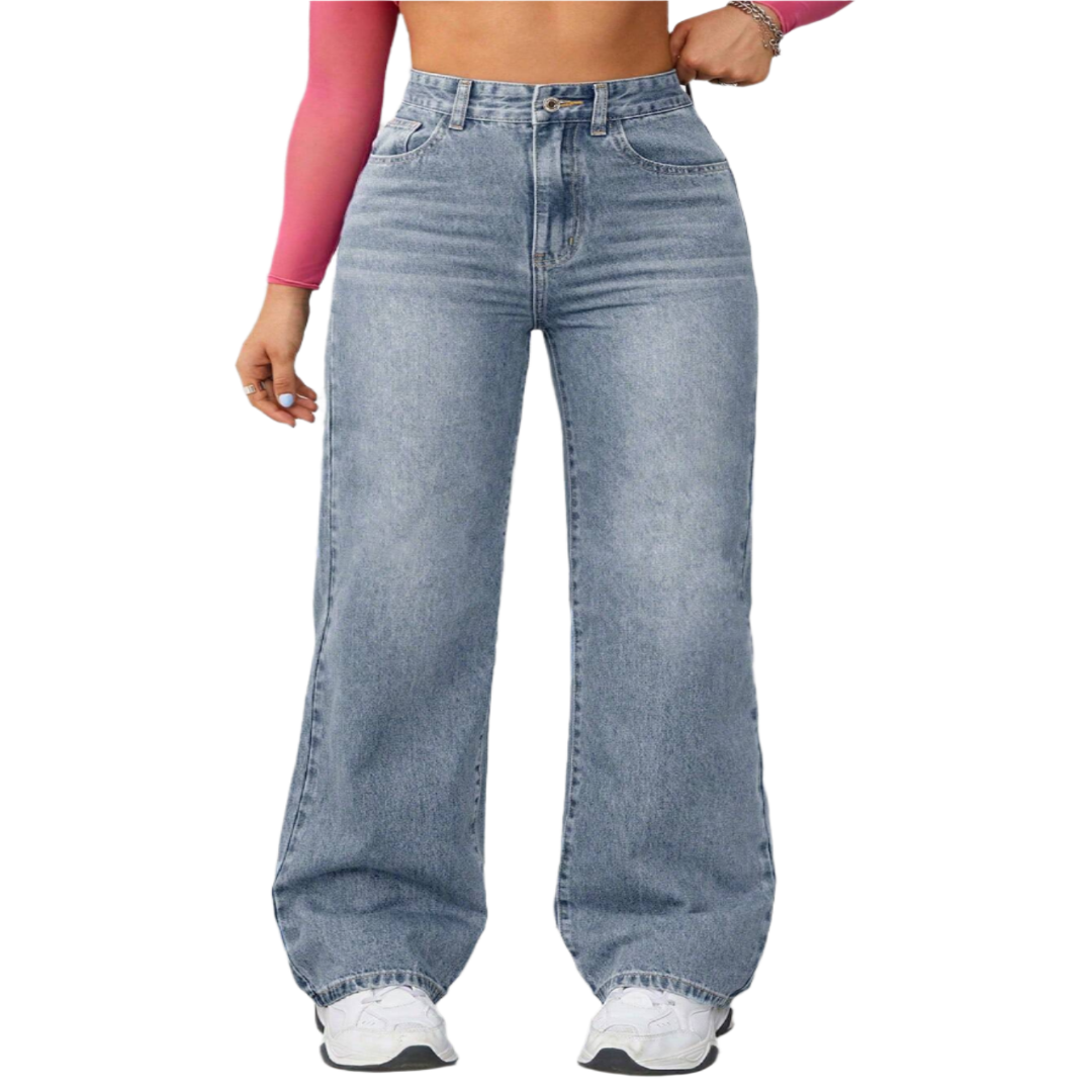 Nova High-Waisted Wide-Leg Jeans