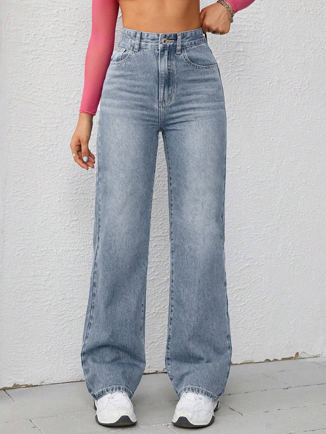 Nova High-Waisted Wide-Leg Jeans