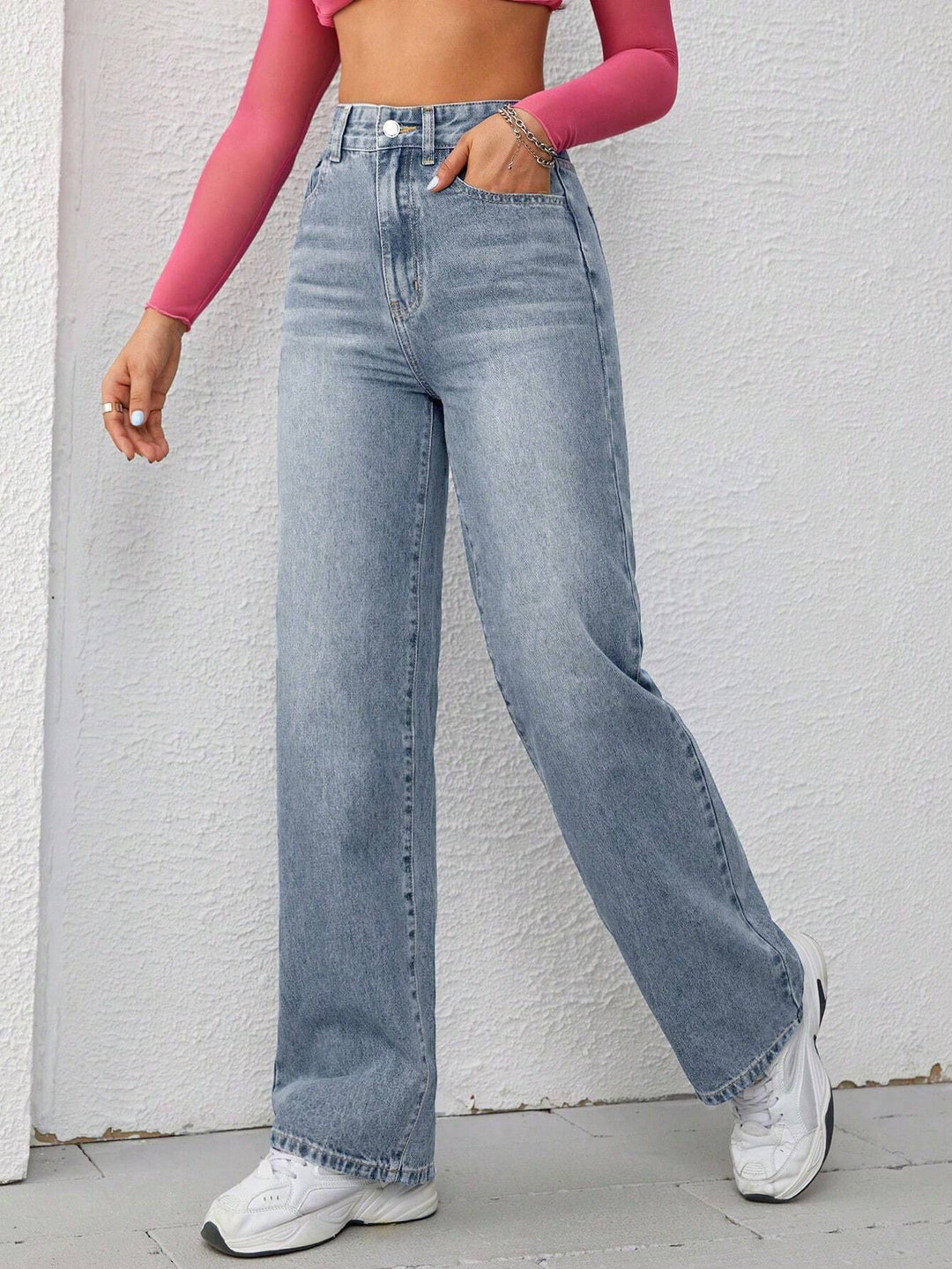 Nova High-Waisted Wide-Leg Jeans