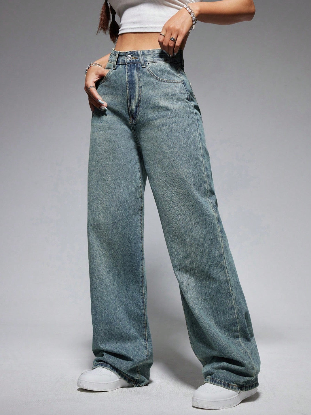 Nova High-Waisted Wide-Leg Jeans