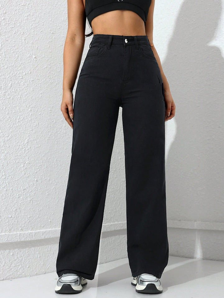 Nova High-Waisted Wide-Leg Jeans