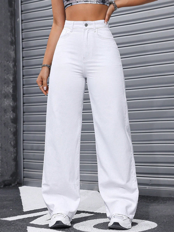 Nova High-Waisted Wide-Leg Jeans