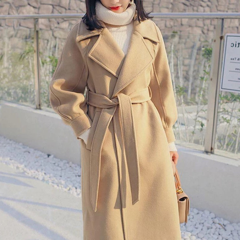 Sophia Double-Breasted Wool Overcoat