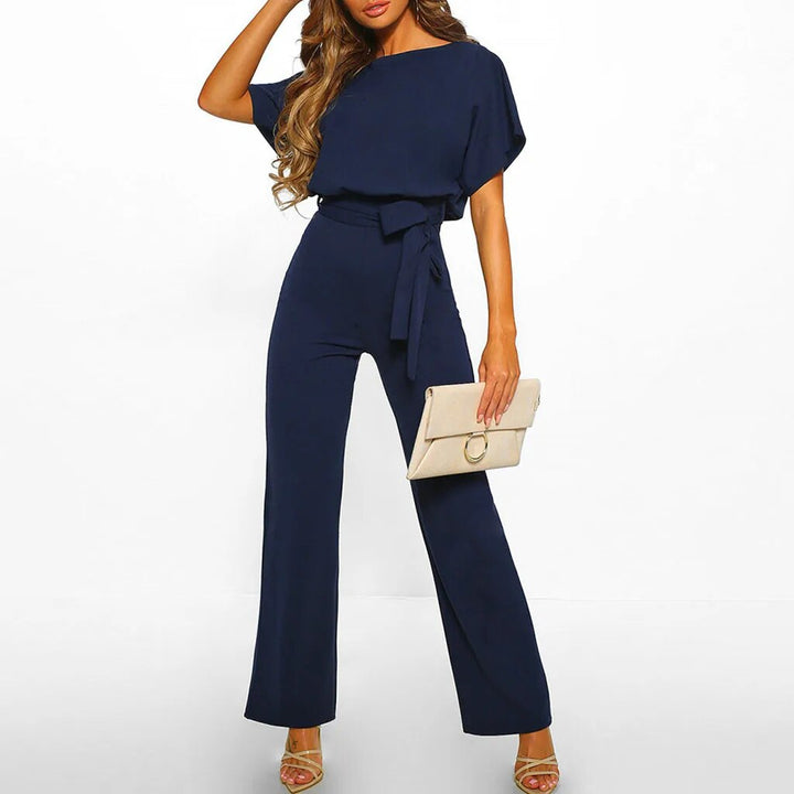 Vicky Boat Neck Jumpsuit