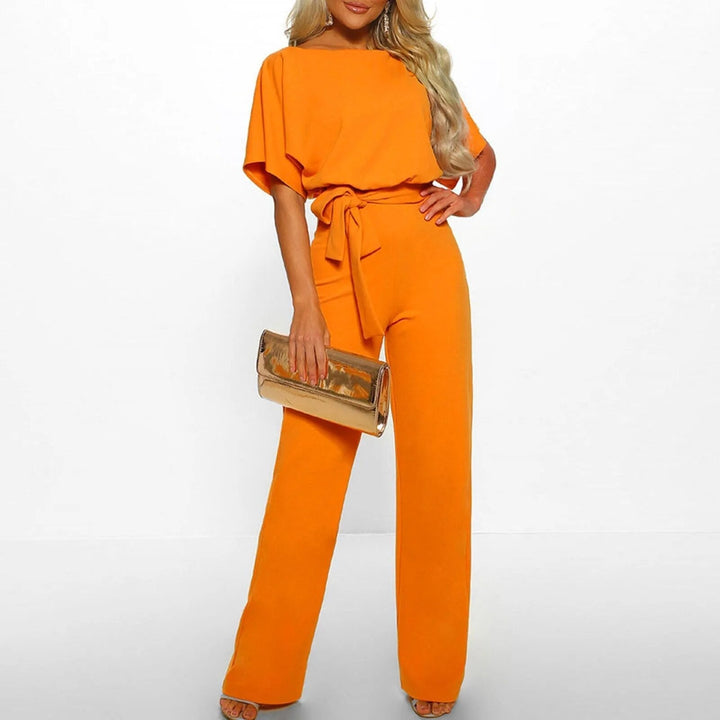 Vicky Boat Neck Jumpsuit