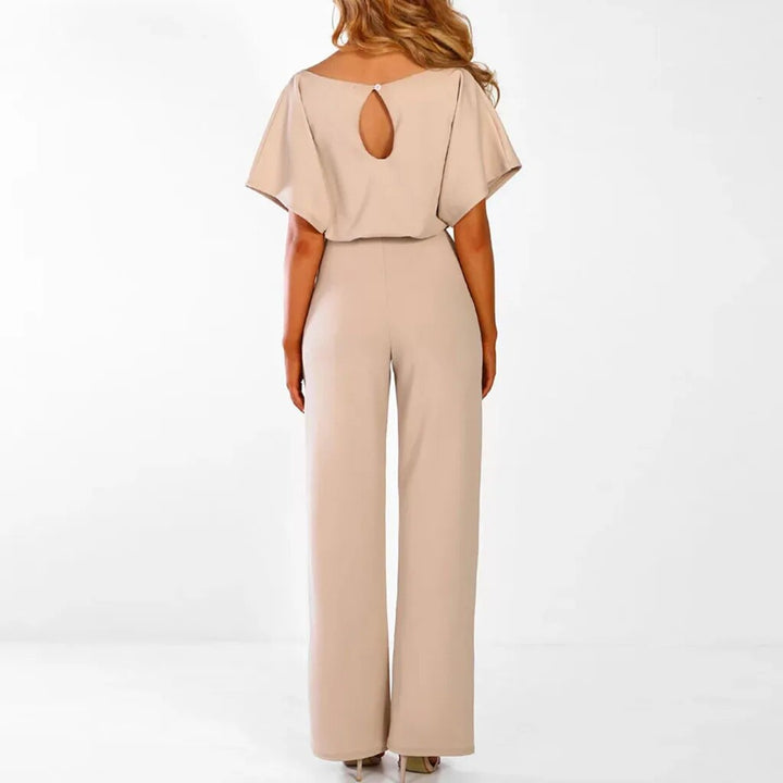 Vicky Boat Neck Jumpsuit