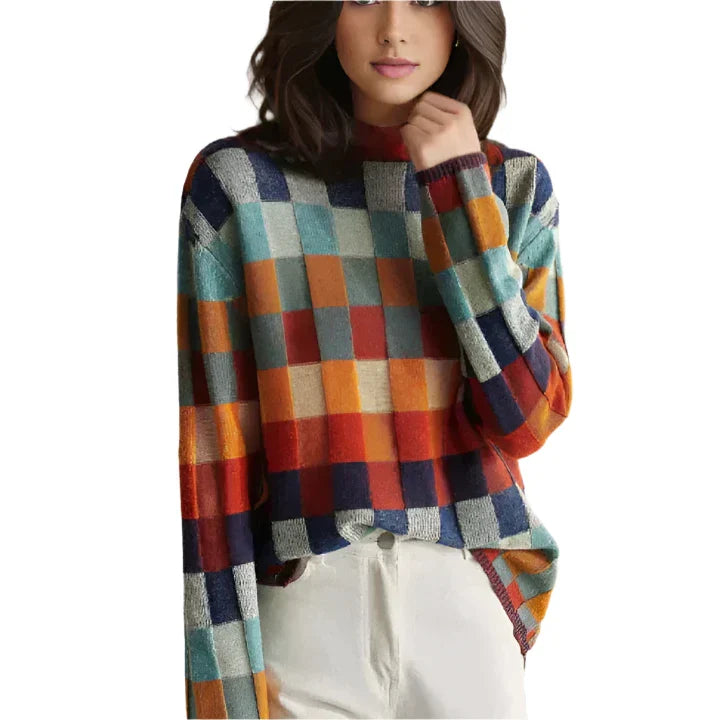 Vivienne Checkered Sweater