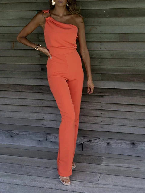 Women's Backless Slim-Fit Jumpsuit